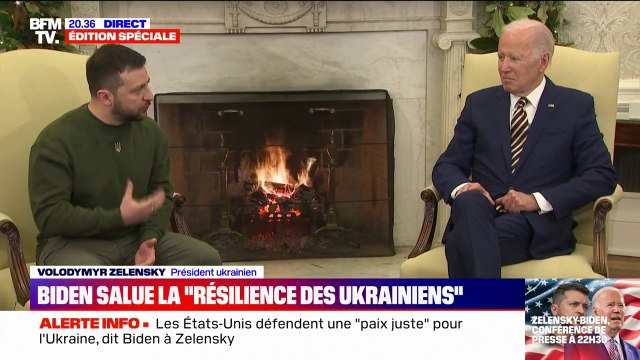 Volodymyr Zelensky exprime à Joe Biden sa reconnaissance du fond du cœur pour le soutien des États-Unis