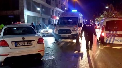 Otomobille motosikletin çarpışması sonucu 2 kişi yaralandı