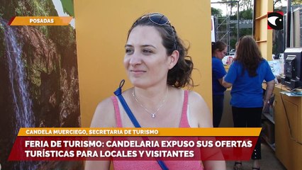 Candelaria expuso sus ofertas turísticas para locales y visitantes.