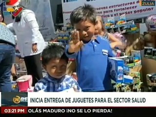 Zulia | Gobierno Nacional inicia entrega de juguetes para el sector de la salud