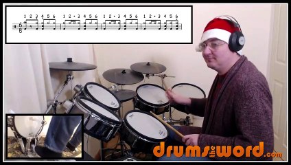 ★ Fairytale Of New York (The Pogues) ★ FREE Video Drum Lesson | How To Play SONG (Andrew Ranken)