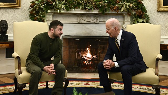 In Zelensky's White House visit, Biden pledges continuing support