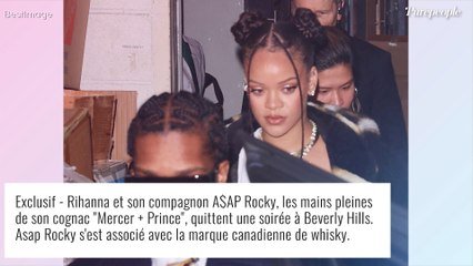 Tenue provocante, alcool à foison... Rihanna et A$AP Rocky, de jeunes parents qui se lâchent en soirée
