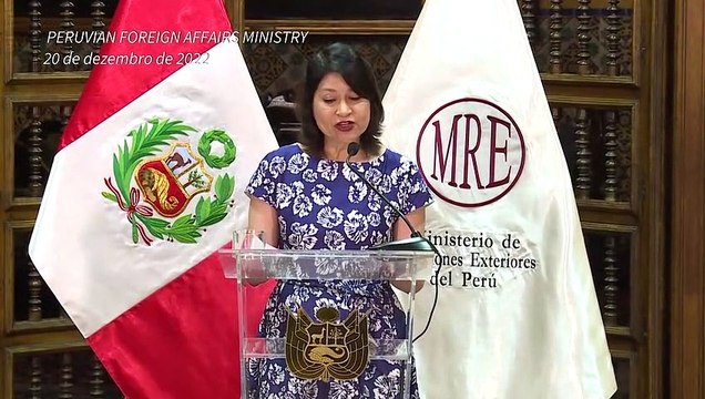 México descarta romper relações diplomáticas com Peru após expulsão de embaixador