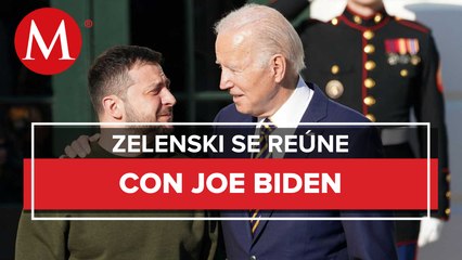 Download Video: Volodimir Zelenski, presidente de Ucrania, se reúne con Joe Biden en la Casa Blanca