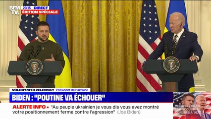 Volodymyr Zelensky: "Vladimir Poutine a empoisonné notre vie"