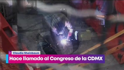 Pide Sheinbaum a diputados aprobar legislación para castigar a los 'roba coladeras'