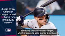 I need to finish my career in New York - Judge on Yankees contract