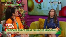 Critican a Ángela Aguilar por celebrar triunfo de Argentina