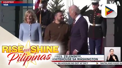 Ukraine Pres. Zelensky, dumating na sa White House sa Washington