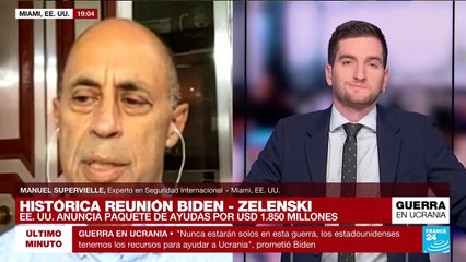 Manuel Supervielle: "misiles Patriot para Ucrania son algo más simbólico que práctico"