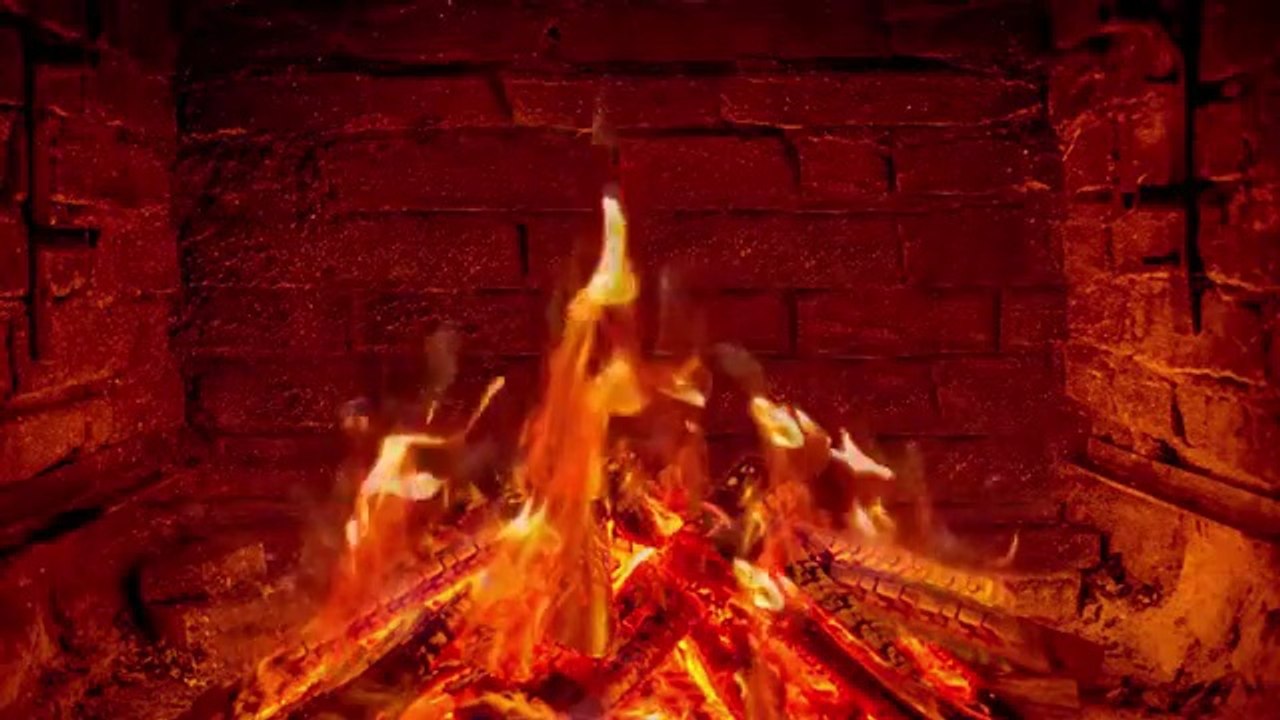 🔥 Cozy Fireplace 4K — Relaxing Fire Sounds for Deep Sleep & Stress Relief 💤 | 1 Hour of Warm Ambience 🌙