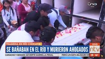 Tragedia en el río Chocaya: dieron el último adiós a los hermanitos que fallecieron ahogados