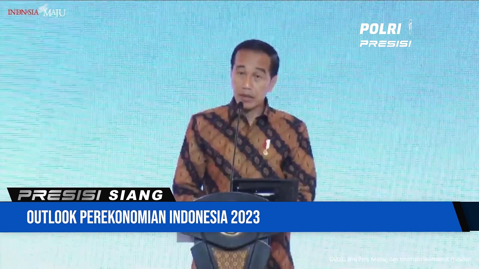 ⁣Jokowi Outlook Perekonomian Indonesia 2023
