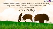 Happy Kisan Diwas 2022 Wishes, Greetings and Messages for Celebrating National Farmers Day