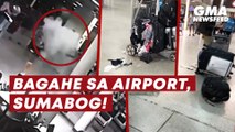 Bagahe sa airport, sumabog! | GMA News Feed