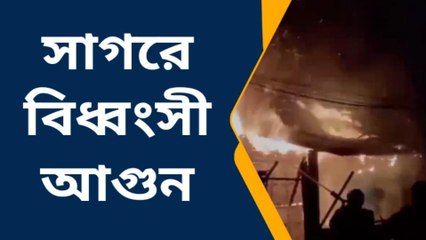 দঃ ২৪ পরগনা: বিধ্বংসী অগ্নিকাণ্ড! পুরে ছারখার বেশ কয়েকটি দোকান