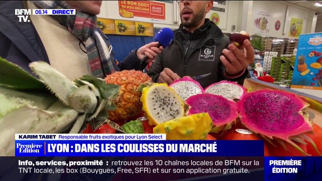 À la découverte des fruits exotiques au marché de gros Lyon-Corbas