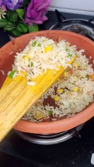 Veg Pulao in Clay Pot