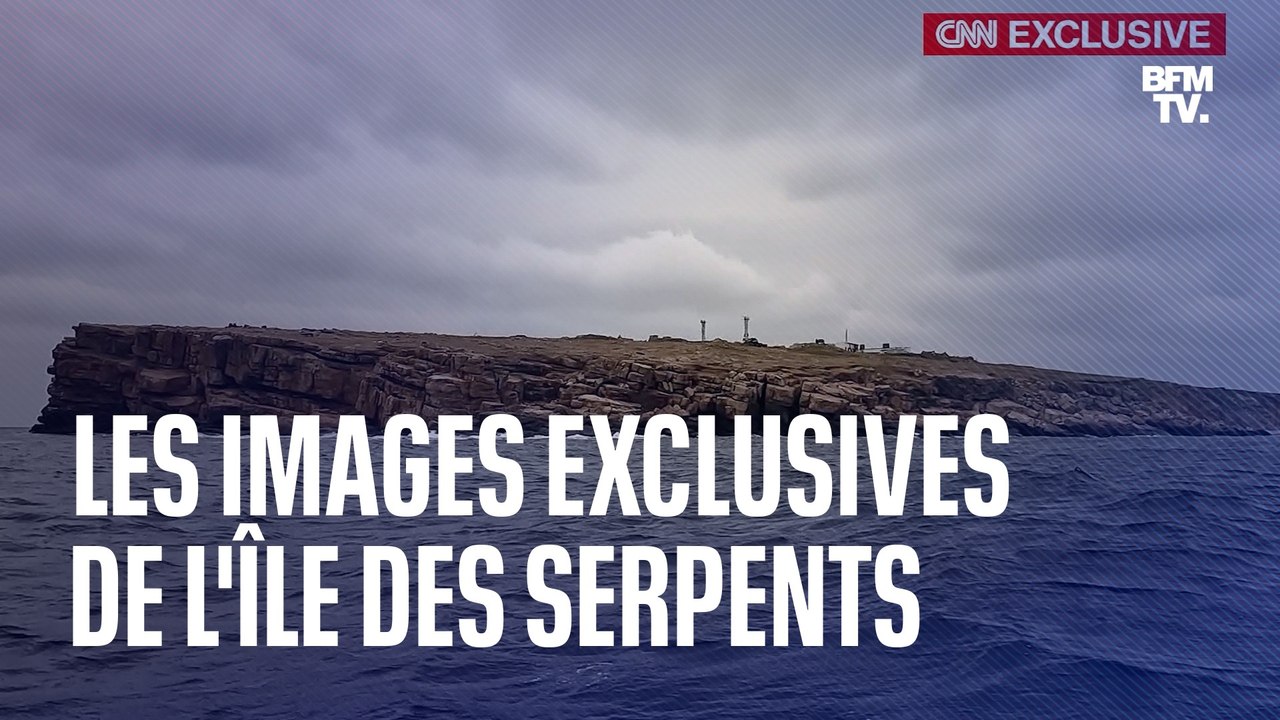 Les images exclusives de l'Île des Serpents, bout de terre stratégique de la guerre en Ukraine