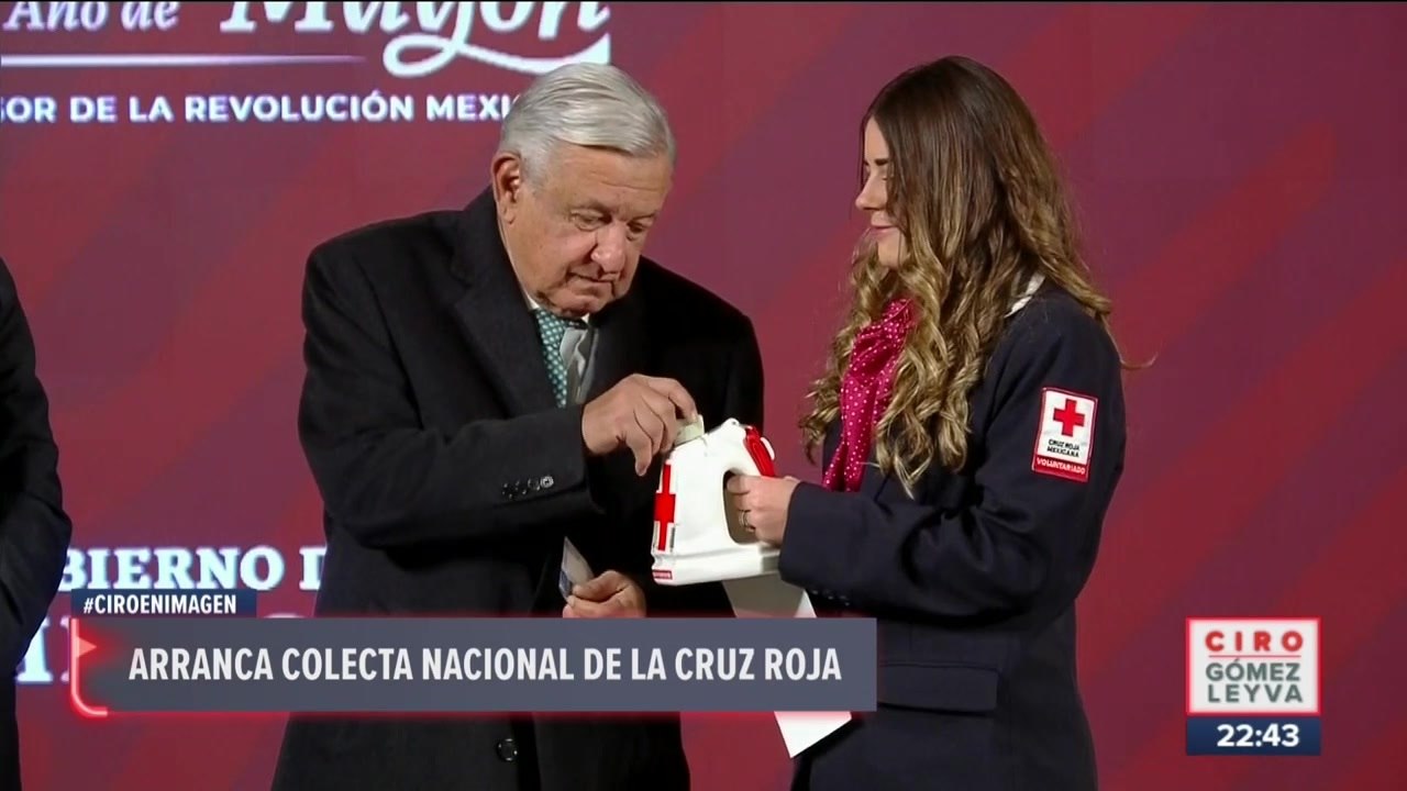 Arranca colecta anual de la Cruz Roja
