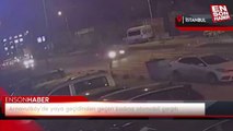Arnavutköy'de yaya geçidinden geçen kadına otomobil çarptı