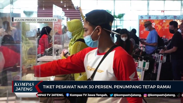 Tiket Pesawat Naik 30 Persen, Penumpang di Bandara Yogyakarta International Airport Tetap Ramai