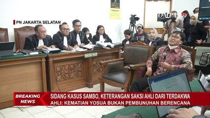 Ahli Hukum Pidana Mahrus Ali Sebut Kematian Yosua Hutabarat Bukan Pembunuhan Berencana