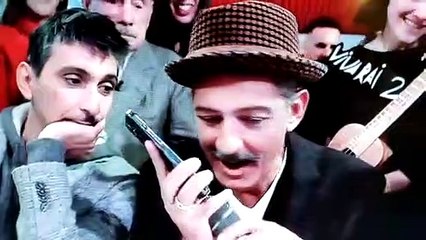 Fiorello e Amadeus al telefono per canzone Giorgia
