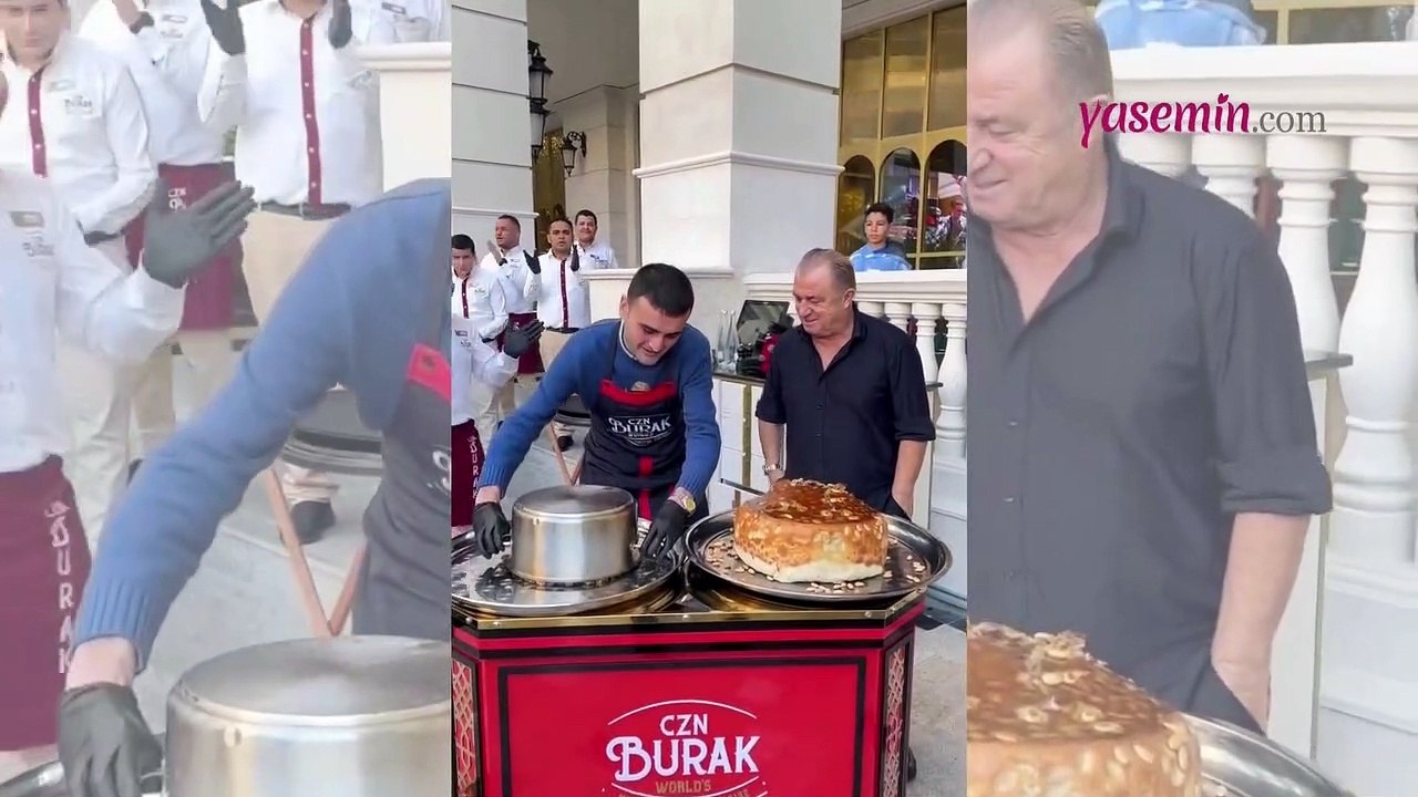 CZN Burak Fatih Terim'i öyle bir ağırladı ki! Görenlerin ağzı açık kaldı...