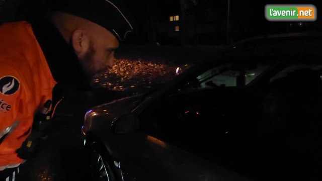 Action des policiers, ce jeudi matin, à Tournai