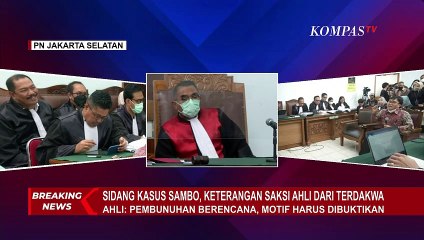Pakar Hukum Pidana: Pembunuhan Berencana, Motif Harus Dibuktikan!