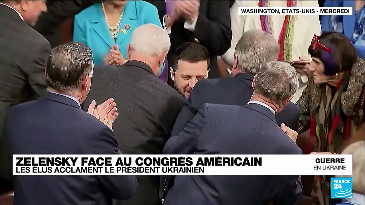 Guerre en Ukraine: Volodymyr Zelensky devant le Congrès américain