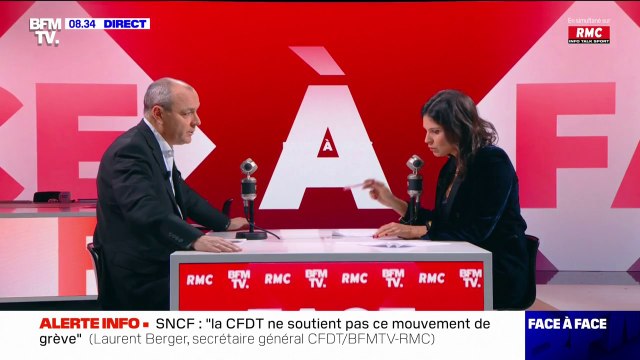SNCF: La CFDT ne soutient pas ce mouvement de grève , déclare Laurent Berger