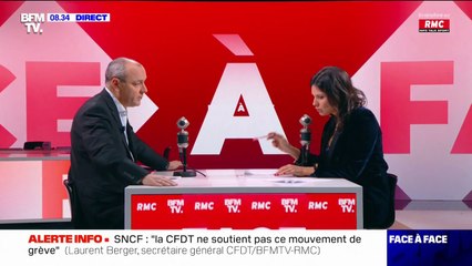 SNCF: "La CFDT ne soutient pas ce mouvement de grève", déclare Laurent Berger