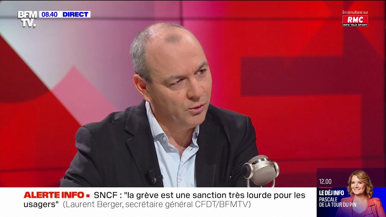 Laurent Berger: "Ce qui se passe ce week-end, c'est douloureux (...) ce n'est pas une action syndicale"