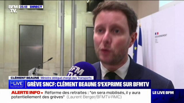 Clément Beaune à propos de la grève à la SNCF: Je la regrette, je la déplore, je ne la comprends pas