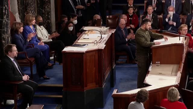 Zelenzky recibe el apoyo unánime de los congresistas estadounidenses