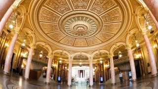 Ateneul Roman Bucuresti. Bucharest Athenaeum, a Jewel of the Romanian Culture.