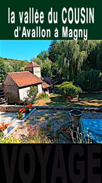 3 - joli moulin à eau- Visite touristique dans la vallée du Cousin d'Avallon à MAGNY