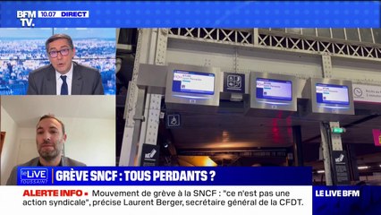 Thomas Portes, député Nupes: "L'unique responsable de la grève, c'est la direction de la SNCF"