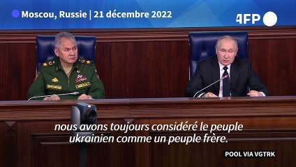 Poutine: le conflit en Ukraine est une "tragédie commune"