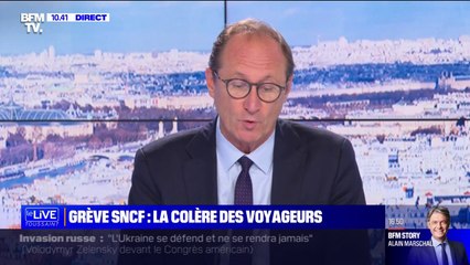 Grève SNCF: "C'est un mouvement qui est égoïste", estime le député Bruno Fuchs