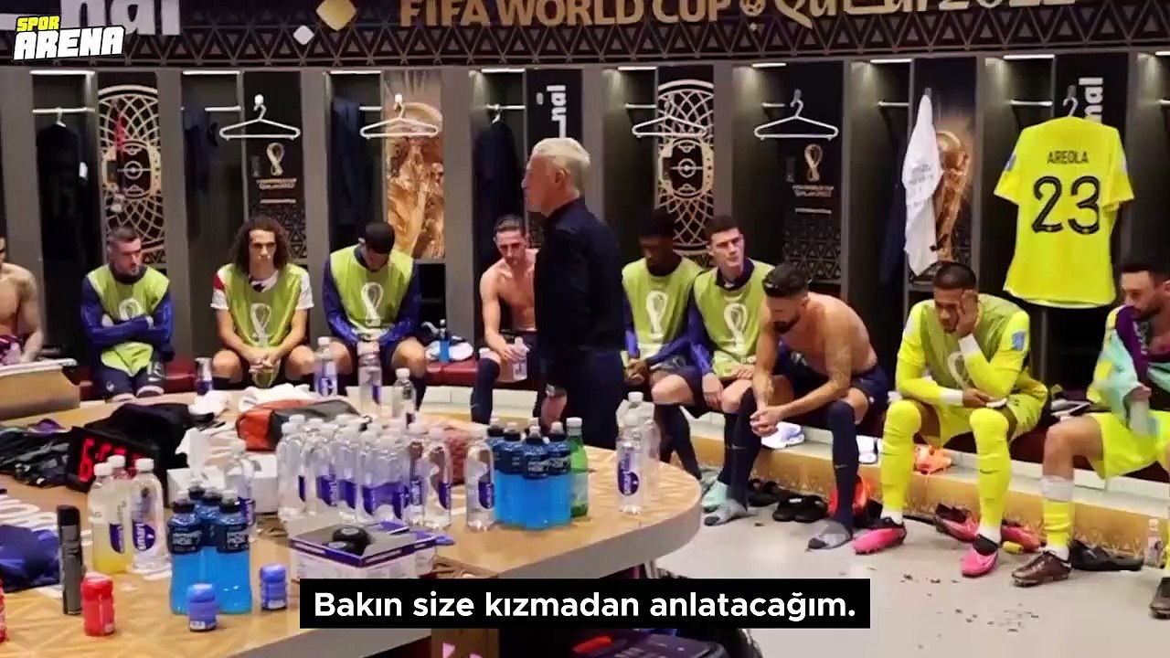 Arjantin-Fransa maçı devre arasında Fransa soyu...