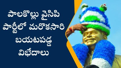 పశ్చిమ గోదావరి జిల్లా: పాలకొల్లులో బయటపడ్డ వర్గ విభేదాలు