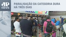 70 voos são cancelados por mau tempo e greve dos aeronautas no RJ