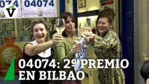 Una administración en Bilbao reparte el segundo premio de la Loteria de Navidad