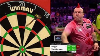 van Gerwen vs Wright Night 2 Premier League Darts 2022