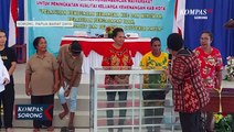 Tingkatkan Keterampilan Perempuan Papua, Dinas P3ASorong Berikan Bantuan