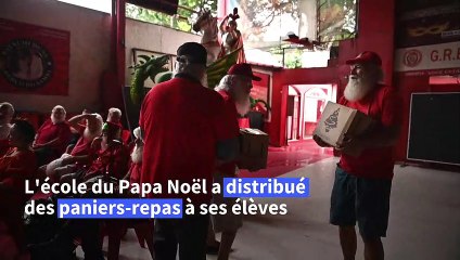 Au Brésil, c'est au tour du Père Noël de recevoir des cadeaux